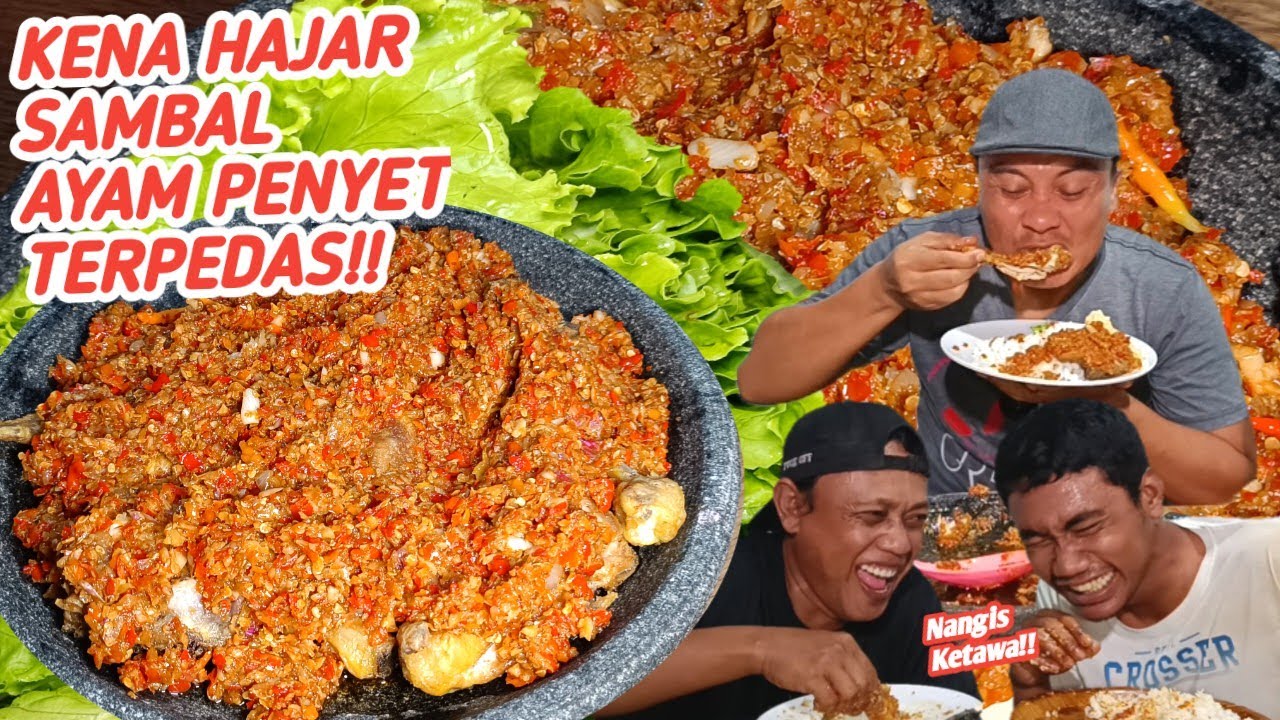 PEDAS J4HAN4M!KENA HAJAR SAMBAL AYAM PENYET PAK. SUBROTO!!