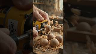 Mini electric tool for making wooden beads bead sphere maker