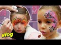 Vlog  superbe aprs midi pour les fille  maquillage  masque et chasse  la citrouille 