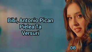 Bibi ❤️ Antonio Pican - Pielea Ta (Versuri/Lyrics Video)