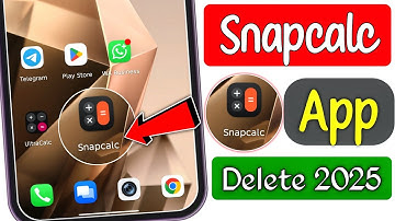 snapcalc app delete kaise kare | recommended app kaise delete kare | how to uninstall snapcalc app