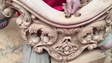 Hé lộ quy trình sản xuất bộ bàn ghế hoàng gia  sofa tân cổ điển cực khủng p1