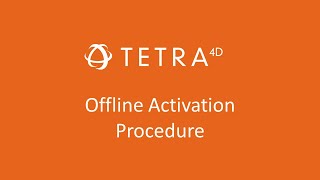 How To Activate Tetra4D Offline screenshot 3