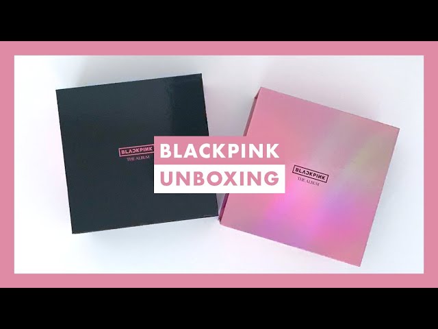 BLACKPINK The Album First Edition CD UNBOXING 