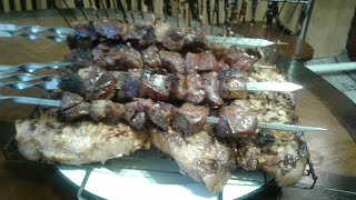 ВКУСНЫЙ И СОЧНЫЙ ШАШЛЫК ИЗ ПЕЧЕНИ И САЛА ВКУСНЫЙ И СОЧНЫЙ ШАШЛЫК ИЗ ПЕЧЕНИ И САЛА