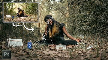 How to get Dark & Moody Tones Color Grade in Photoshop Camera Raw |  Photoshop Tutorial