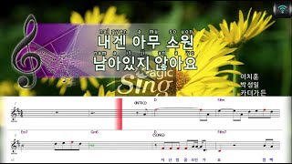 [매직씽아싸노래방] 카더가든 (CAR THE GARDEN)  - 내겐아무소원남아있지않아요 (내남편과결혼해줘 OST) 노래방(karaoke) | MAGICSING