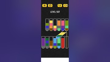 Water sort puzzle level 567