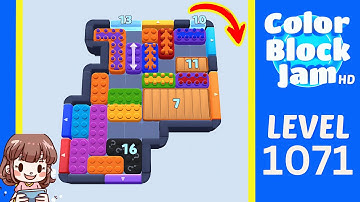 Color Block Jam Level 1071 Solution Walkthrough