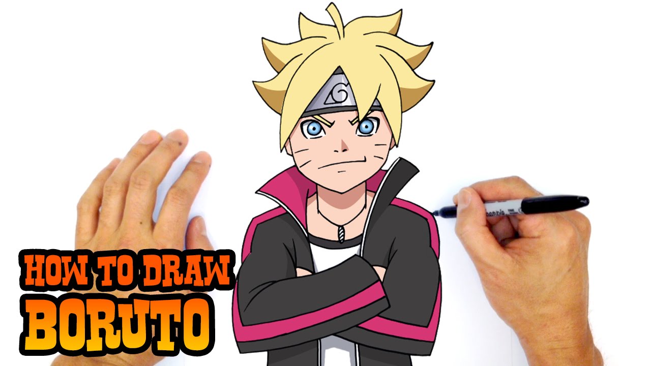 Cartooning 4 Kids Club - Learn How to Draw Boruto from Naruto the Movie. # boruto #naruto