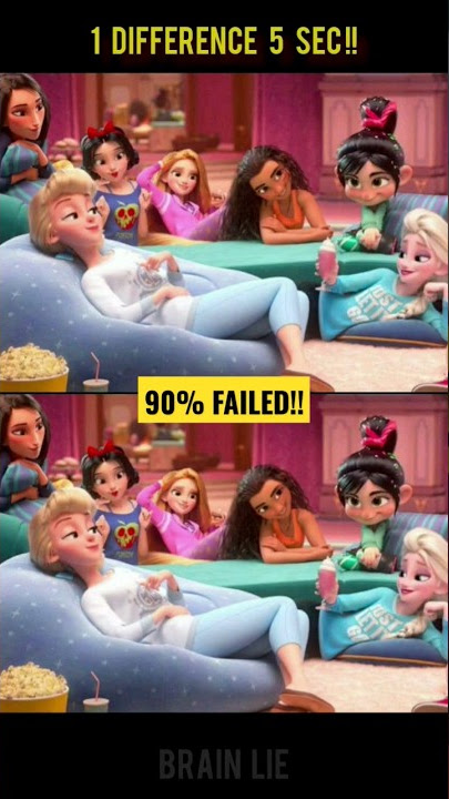 Spot the Difference: Ralph Breaks the Internet😲 #shorts #viral #findthedifference