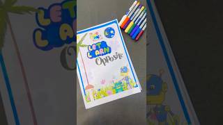 Opposite Activitiy #activittiesforkids #englishworksheet #learning #opposite #oppositewordsforkids d