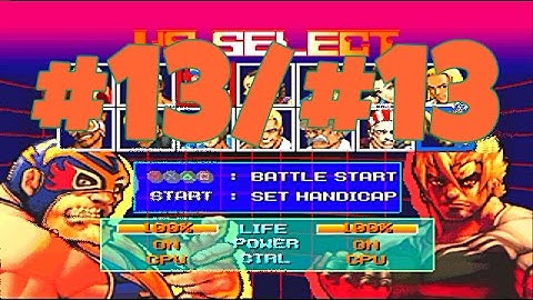 KATHYDIERAIN PLAYS - Fatal Fury: Wild Ambition PSXFIN V 1.13 Cpu Raiden Vs Cpu Mr. Karate #13 / #13