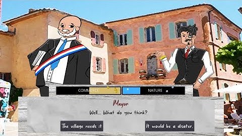 Blue peace: a visual nove made with Godot and C#