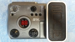 G1X zoom pedal will not turn on