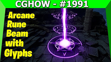 UE5 Niagara - Creëer een Arcane Rune Beam met glyphs! (Volledige tutorial)