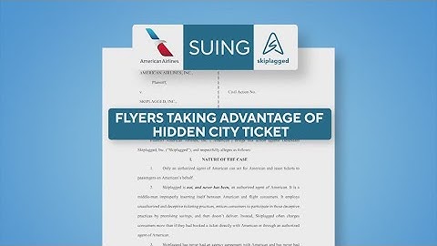 American Airlines accuses Skiplagged website of fraud, files lawsuit