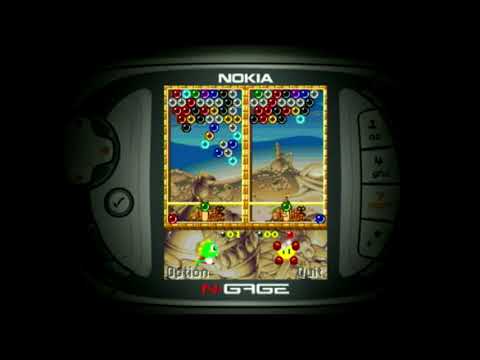 Puzzle Bobble VS (2003) - Nokia N-Gage Gameplay