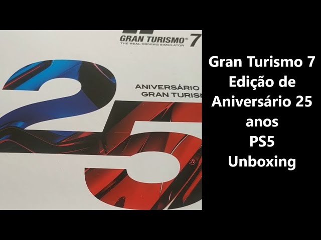 Gran Turismo 7 25th Anniversary Edition Ps5 unboxing 