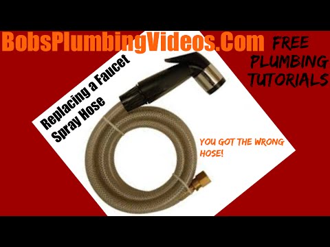 How To Remove Side Sprayer Hose