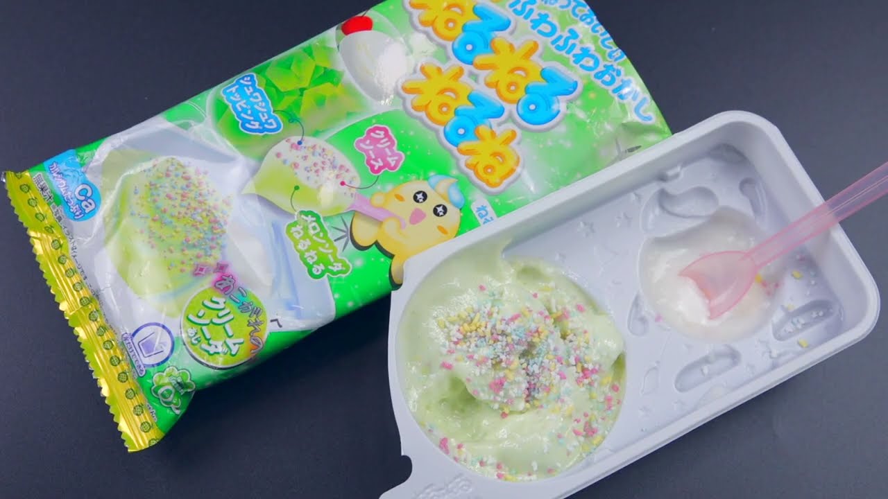 Kracie Nerunerune Melon Flavor asmr | Diy Japanese candy kits