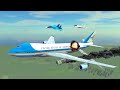 Air Force One gets shot down | Satisfying crashes, emergency landings and Shootdowns | Besiege