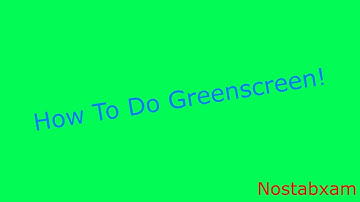 How To Use The Greenscreen Feature On Lightworks! || Nostabxam