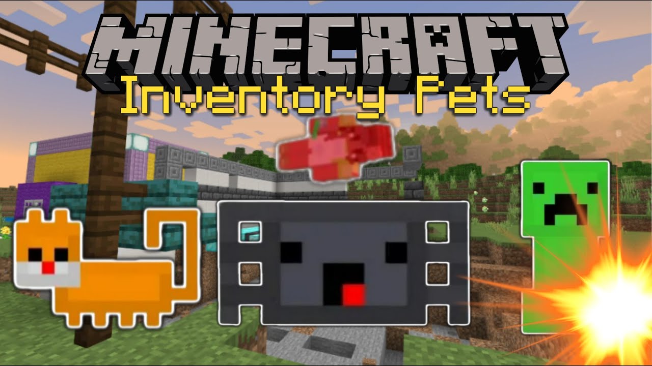 Craftable Inventory Minecraft: INVENTORY PETS MOD! (CRAFTABLE AND POWERFUL!!) Mod Showcase ...