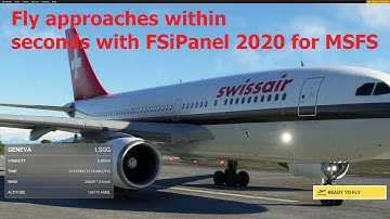 FSiPanel 2020 MSFS Fly approaches with A310-300