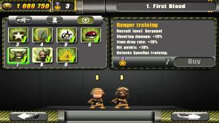 Tiny Troopers - Mission 1 First Blood 3 Star Walkthrough