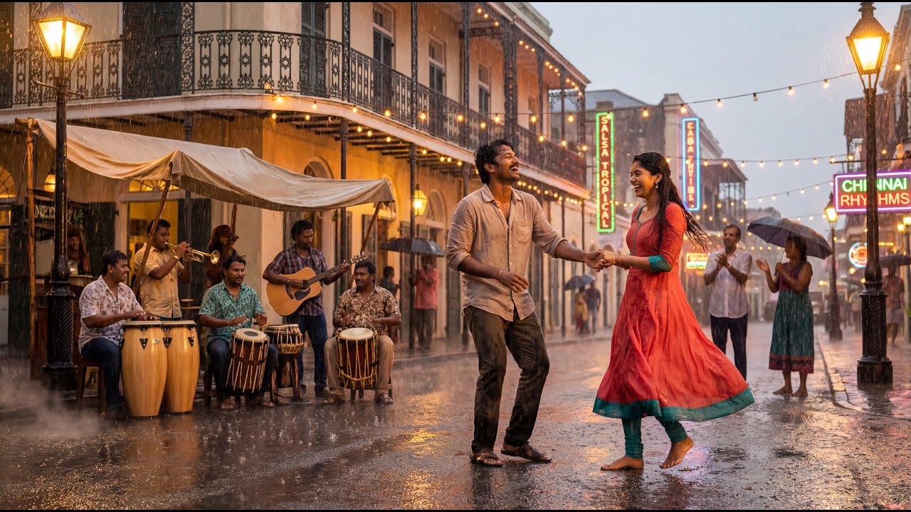 மழை சூடா சால்சா | Mazhai Sooda Salsa | Tamil–Latin Dance Fusion | Rainy Romance Vibes | SonicYatra