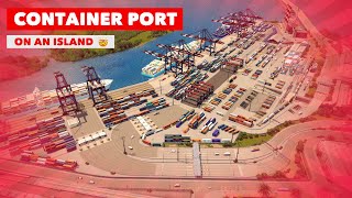 Building a Container Port on an island in Cities: Skylines