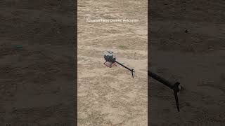 Helicopter with Flight Controller — First Test Run #pixhawk #ardupilot #shorts #rchelicopter