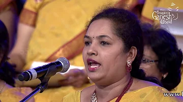 "Ganesha Sthuthi" Annamayya Sankeerthanalu By Raaga Lahari Group at 55th Bengaluru Ganesha Utsava