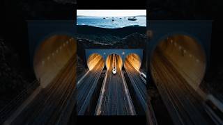 Unter dem Meer verbindet ein geheimer Tunnel zwei. Länder #Technologie #Unglaublich #Tunnel #Europa