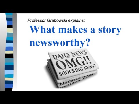 वीडियो: न्यूज़वर्थनेस क्या है?