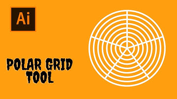 how to use polar grid tool in adobe illustrator | JM graphics