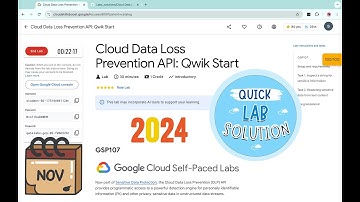 Cloud Data Loss Prevention API: Qwik Start | #qwiklabs | #GSP107 | [With Explanation🗣️]