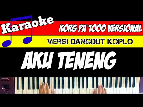AKU TENANG - KARAOKE DANGDUT KOPLO OFFICIAL -( lirik & musik )
