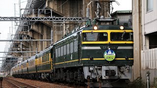 JR西日本 EF81-114牽引 回9915レ サロンカーなにわ 返却回送 JR北方貨物線(東海道本線) 塚本信号場～宮原操車場 区間