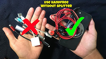 How to use handfree without splitter | IPhone & Android 😱