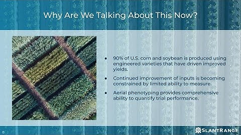 The Case for Aerial Phenotyping