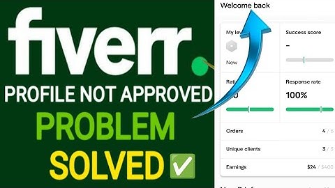 SOLVED✅ We Cannot Approve Your Seller Profile Fiverr | how to approved fiverr seller account 2025