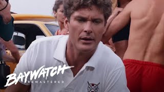 A DRAGON? HUGE Paw Prints Appear On The Beach BUT WHAT IS IT?! Baywatch Remastered