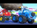 Monster car race  fire truck  monster truck  cartoon for kids  babybus  cars world