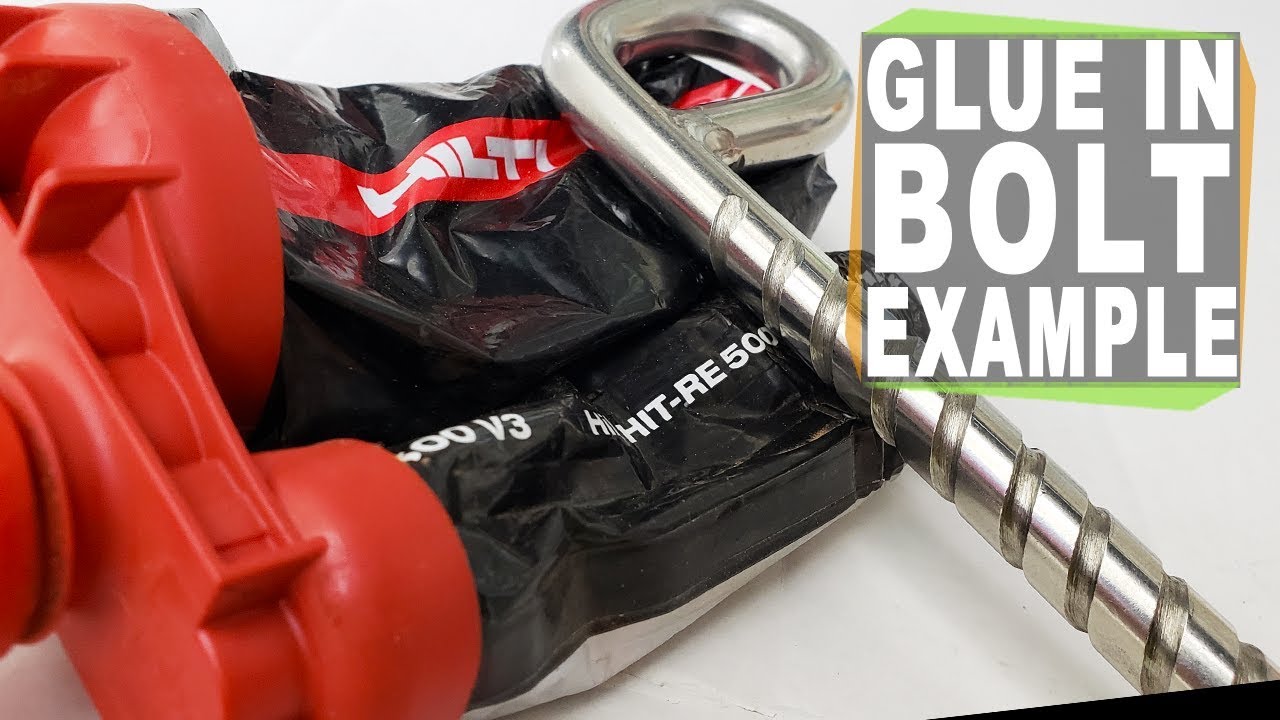 Installing Glue In Bolts - Monster Crux with Hilti V3 500