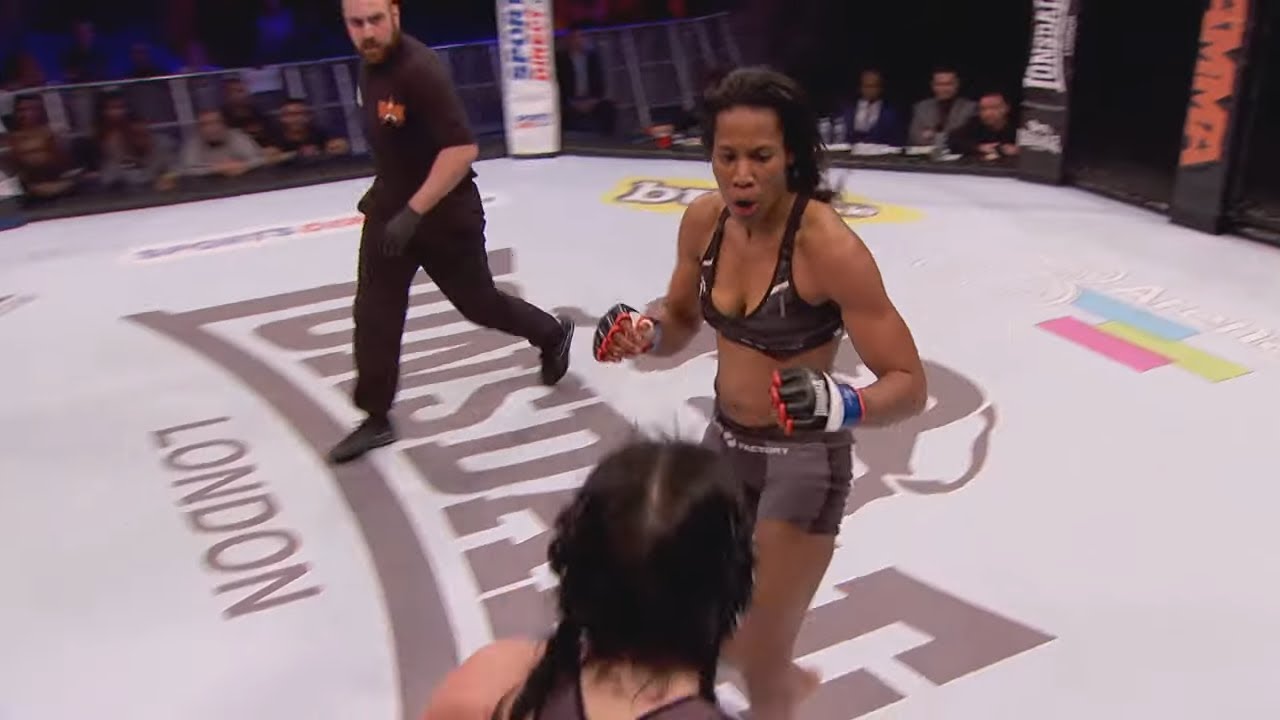 Documentary backdrop image for MMA, women fighters (2022)