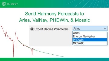 Episode #24 - Export your Harmony forecasts to Aries, ValNav, PHDWin, & Mosaic