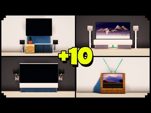 10 BEST TV designs in Minecraft
