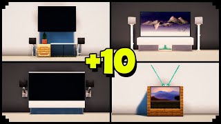 Celebrity 10 BEST TV designs in Minecraft Profile